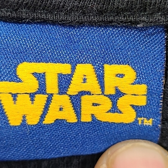 Star Wars Youth Long Sleeve Thermal Tee Black White Darth Vader Graphic, Medium - Picture 11 of 15